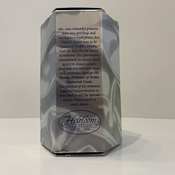 Heirloom Collection Carlton Cards Diana Princess Of Wales Ornament - Picture 9 of 12